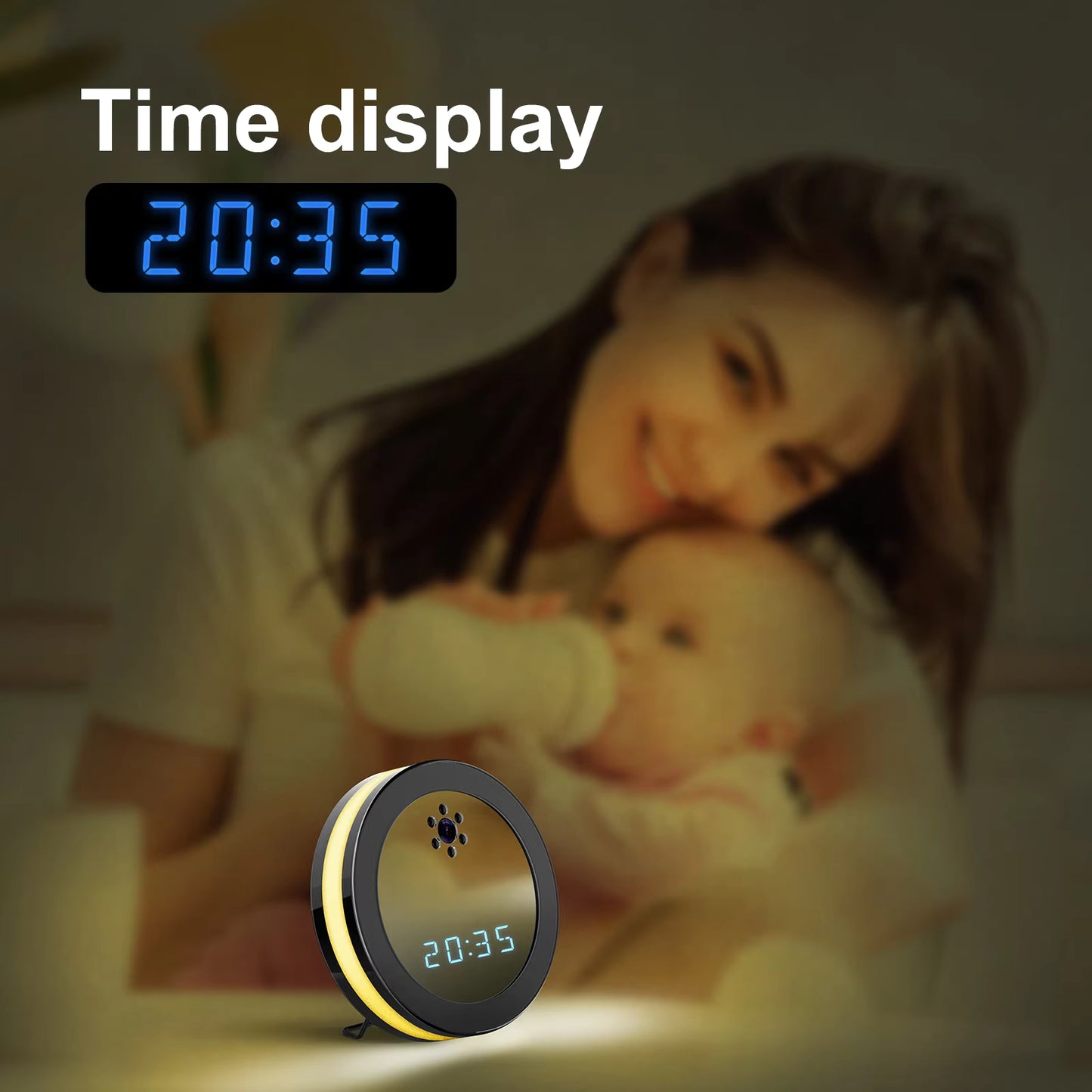 Mini klok spioncamera